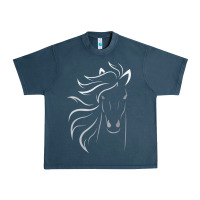 Midnight Navy horse lover gifts Urban Heavy Tee - StudioElite