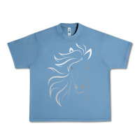 Pebble Blue horse lover gifts Urban Heavy Tee - StudioElite