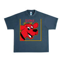 Midnight Navy clifford the big red dog Urban Heavy Tee - StudioElite