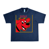Navy clifford the big red dog Urban Heavy Tee - StudioElite