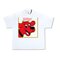 White clifford the big red dog Urban Heavy Tee - StudioElite