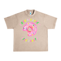 French Oak i run because i like donuts Urban Heavy Tee - StudioElite