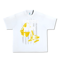 White heavy equipment operator i run hoes for money usa flag t shirt Urban Heavy Tee - StudioElite