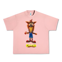 Salmon Crash Bandicoot  Yo Yo Urban Heavy Tee - StudioElite