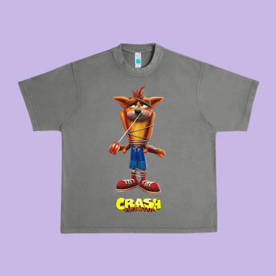 Crash Bandicoot  Yo Yo Urban Heavy Tee Designed By Studioelite