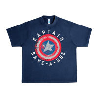 Navy Captain Save-A-Hoe Vintage Funny Retro Urban Heavy Tee - StudioElite