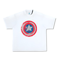 White Captain Save-A-Hoe Vintage Funny Retro Urban Heavy Tee - StudioElite