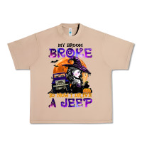 Burro my broom broke so now i drive a j.e.e.p witch halloween t shirt Urban Heavy Tee - StudioElite