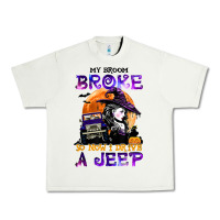 Pistachio my broom broke so now i drive a j.e.e.p witch halloween t shirt Urban Heavy Tee - StudioElite