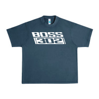 Midnight Navy boss 302 (white) Urban Heavy Tee - StudioElite