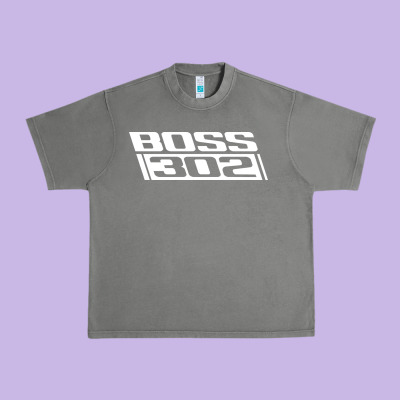Boss 302 (white) Urban Heavy Tee Designed By Studioelite