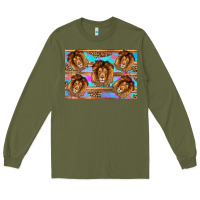 Army Green lion Long Sleeve Tee - Artiststas