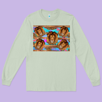 Lion Long Sleeve Tee Designed By Artiststas