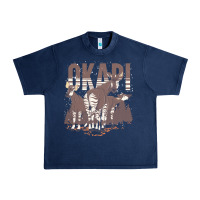 Navy okapi t  shirt wildlife okapi lover africa safari zoo animal okapi t Urban Heavy Tee - StudioElite