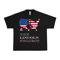 Black the lincoln project save usa abraham lincoln american flag t shirt Urban Heavy Tee - StudioElite