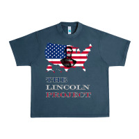Midnight Navy the lincoln project save usa abraham lincoln american flag t shirt Urban Heavy Tee - StudioElite