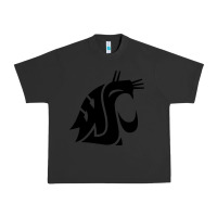 Pigment Black washington state cougars football Urban Heavy Tee - StudioElite