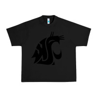 Black washington state cougars football Urban Heavy Tee - StudioElite