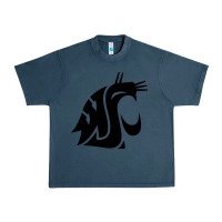 Midnight Navy washington state cougars football Urban Heavy Tee - StudioElite