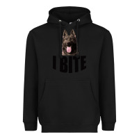 Black I Bite Heavyweight Hoodie - Bettercallsaul