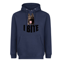 Navy I Bite Heavyweight Hoodie - Bettercallsaul