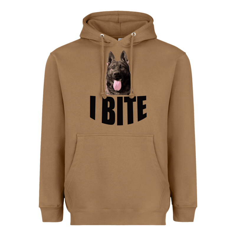 I Bite Heavyweight Hoodie by Bettercallsaul | Teevron