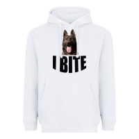 White I Bite Heavyweight Hoodie - Bettercallsaul