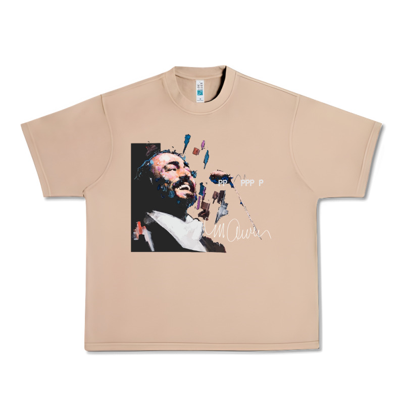 Original Portrait Of Luciano Pavarotti Urban Heavy Tee by StudioElite | Teevron