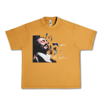 Peanut Butter Original Portrait of Luciano Pavarotti Urban Heavy Tee - StudioElite