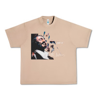 Burro Original Portrait of Luciano Pavarotti Urban Heavy Tee - StudioElite