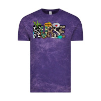 Cloud Purple nurse leopard and cowhide Vintage Tee - CowhideDigitalArt