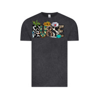 Vintage Black nurse leopard and cowhide Vintage Tee - CowhideDigitalArt