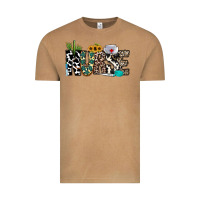 Vintage Camel nurse leopard and cowhide Vintage Tee - CowhideDigitalArt