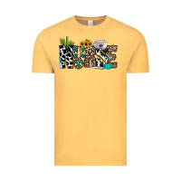 Vintage Mustard nurse leopard and cowhide Vintage Tee - CowhideDigitalArt
