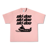 Salmon vintage ski doo Urban Heavy Tee - StudioElite