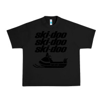 Black vintage ski doo Urban Heavy Tee - StudioElite