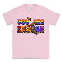 Bubblegum Pink you are enough Classic Tee - FaDigitalArtStudio