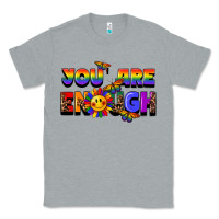Heather Grey you are enough Classic Tee - FaDigitalArtStudio