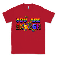 Red you are enough Classic Tee - FaDigitalArtStudio