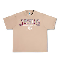 Burro Texas A&m Aggies Jesus - Had 12 Men - Patterned Urban Heavy Tee - PixelFlow