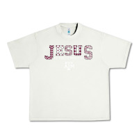 Pistachio Texas A&m Aggies Jesus - Had 12 Men - Patterned Urban Heavy Tee - PixelFlow