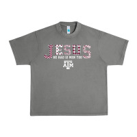 Texas A&m Aggies Jesus - Had 12 Men - Patterned Urban Heavy Tee | Teevron