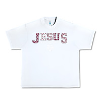 White Texas A&m Aggies Jesus - Had 12 Men - Patterned Urban Heavy Tee - PixelFlow