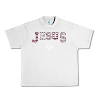 Lunar Rock Texas A&m Aggies Jesus - Had 12 Men - Patterned Urban Heavy Tee - PixelFlow