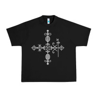 Black haitian veve  voodoo symbol t shirt Urban Heavy Tee - PixelFlow