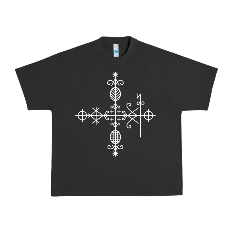 Haitian Veve  Voodoo Symbol T Shirt Urban Heavy Tee by PixelFlow | Teevron