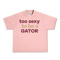 Salmon too sexy to be a gator Urban Heavy Tee - PixelFlow