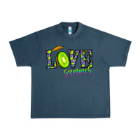 Midnight Navy love summer Urban Heavy Tee - CowhideDigitalArt