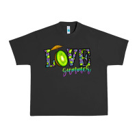 Pigment Black love summer Urban Heavy Tee - CowhideDigitalArt