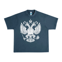 Midnight Navy russian double headed eagle for a russia fan gift t shirt Urban Heavy Tee - PixelFlow